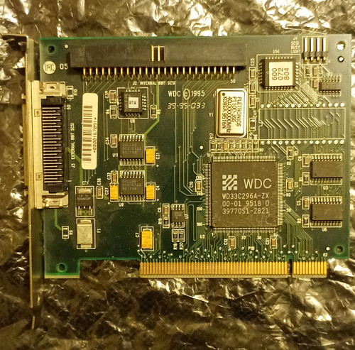 Wdc wd7193 pci scsi controller - wdc,