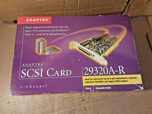 Adaptec scsi card 29320a - adaptec,