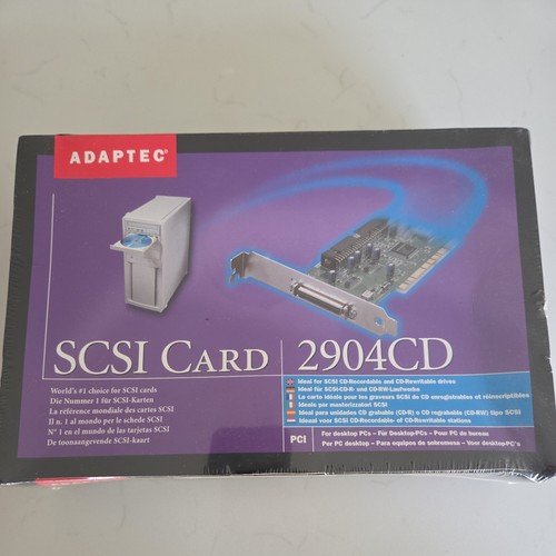 Adaptec 2904cd pci - scsi, card